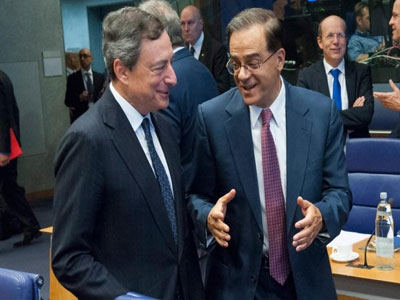 Ανεπίσημη συνάντηση Χαρδούβελη –  Ντράγκι