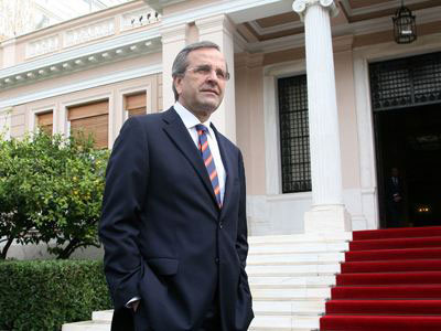 Με Ντάισελμπλουμ και Σόιμπλε συναντάται ο Σαμαράς