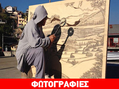 Ζωγραφίζοντας με ήλιο και γυαλί!