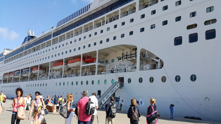 Χανιά: Στο λιμάνι της Σούδας το «Msc Litica»