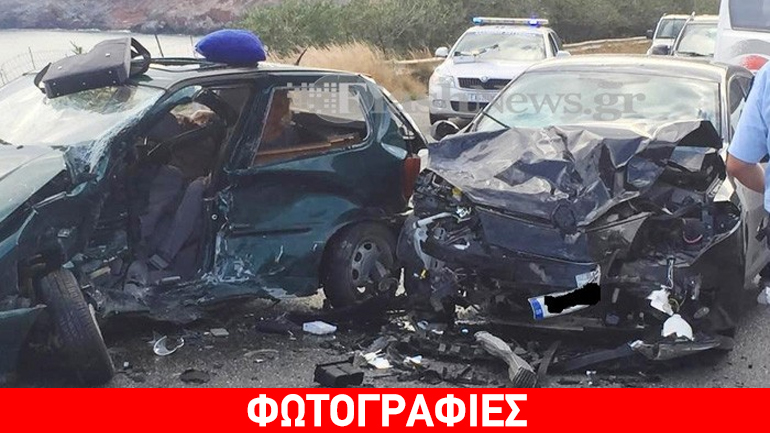 Ένας νεκρός έπειτα από σφοδρή σύγκρουση Ι.Χ. στην Ε.Ο. Ρεθύμνου – Ηρακλείου