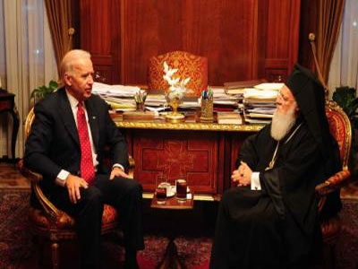 Με τον Βαρθολομαίο συναντήθηκε ο Μπάιντεν