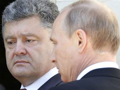 Τηλεφωνική επικοινωνία Πούτιν – Ποροσένκο