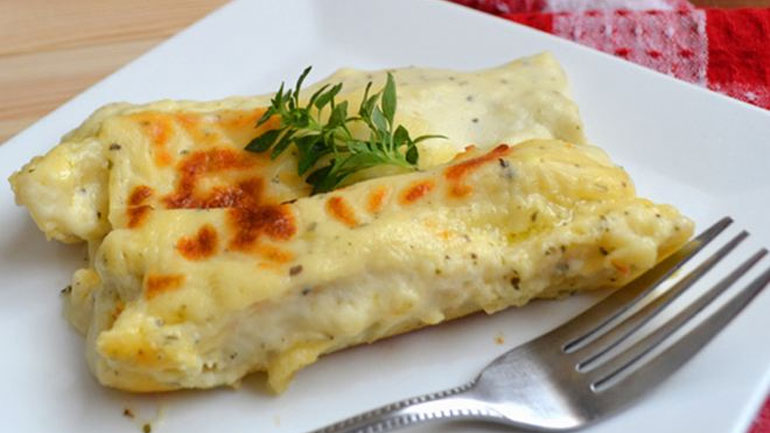 Κανελόνια γεμιστά με τόνο