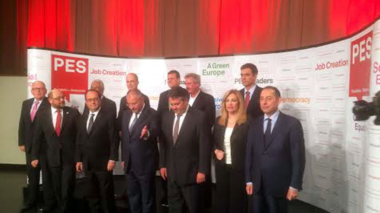 Η πρόεδρος του ΠΑΣΟΚ στη σύνοδο των ηγετών του Ευρωπαϊκού Σοσιαλιστικού Κόμματος στις Βρυξέλλες