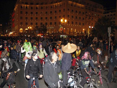 Θεσσαλονίκη: Ποδηλατικό καρναβάλι την Τσικνοπέμπτη