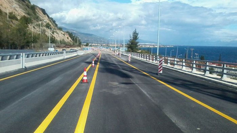 Σε ισχύ κυκλοφοριακές ρυθμίσεις στην Π.Ε.Ο. Αθηνών-Κορίνθου