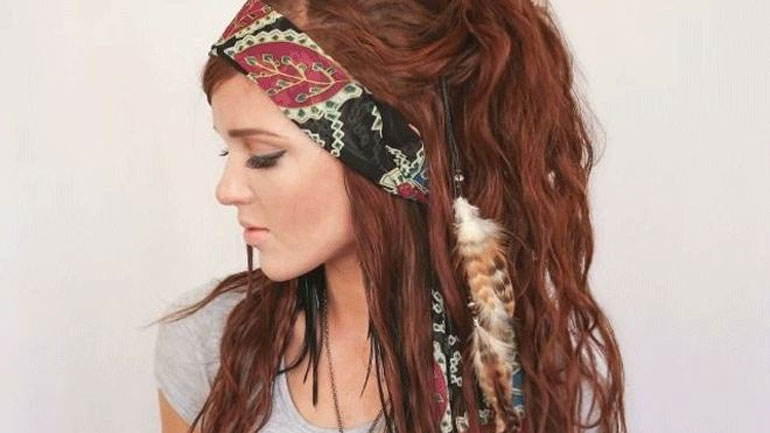 Tribe μπαντάνες και κορδέλες είναι νέα μόδα στα μαλλιά