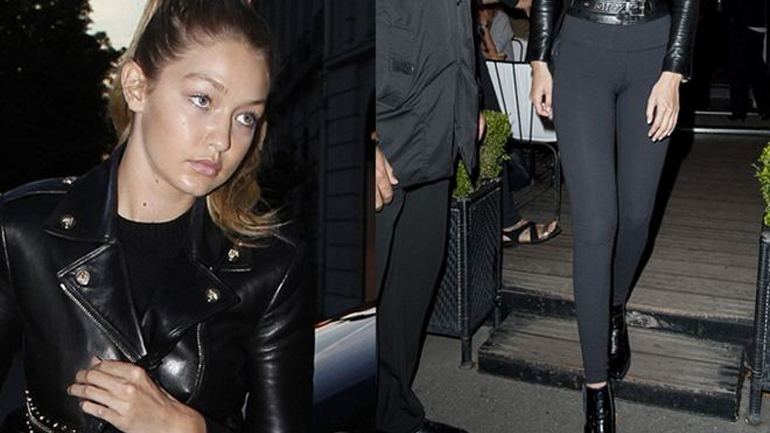 Συνδύασε το μαύρο σου κολάν όπως η Gigi Hadid