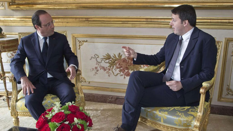 Η Ελλάδα στο επίκεντρο της συνάντησης Ολάντ – Ρέντσι