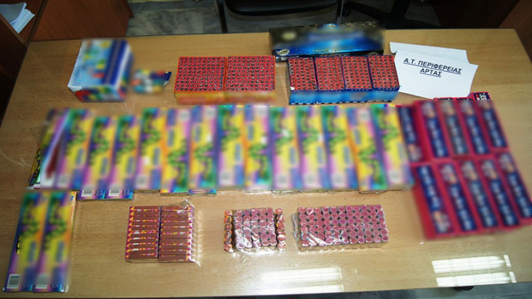 Άρτα: Σύλληψη 46χρονου για παράνομη πώληση βεγγαλικών