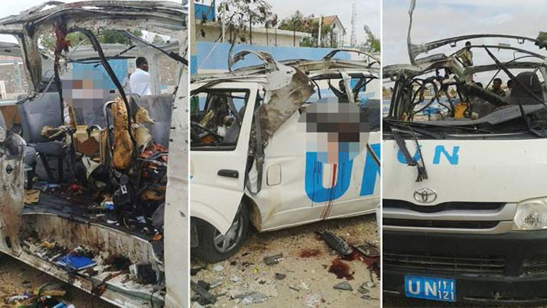 Σομαλία: Βομβιστική επίθεση εναντίον λεωφορείου του ΟΗΕ – Εννέα νεκροί