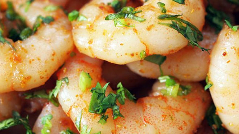 Γαρίδες στον φούρνο με έμφαση στη μαρινάδα