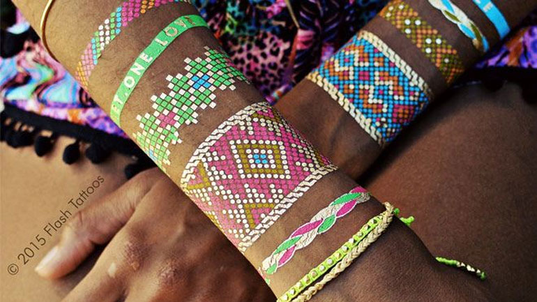 Flash tattoo: Κυκλοφόρησαν και με χρώμα!