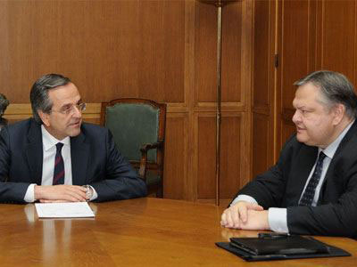 Νέο ραντεβού Σαμαρά – Βενιζέλου το απόγευμα