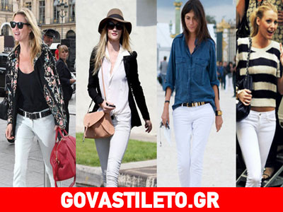 Πώς θα φορέσετε το λευκό σας τζιν τον χειμώνα