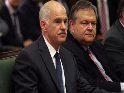 Συνάντηση Βενιζέλου – Παπανδρέου στη Βουλή