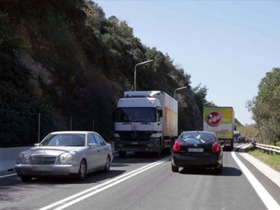 Σε ισχύ κυκλοφοριακές ρυθμίσεις στα Τέμπη