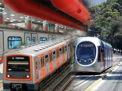 Στάσεις εργασίας σε μετρό, ΗΣΑΠ, τραμ την Τρίτη