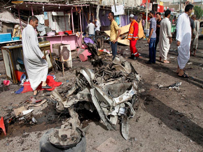 Βομβιστική επίθεση με 10 νεκρούς στη Βαγδάτη