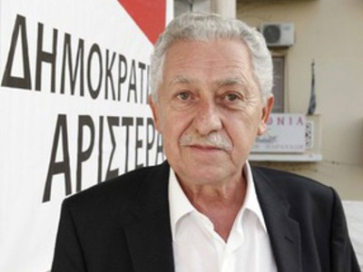 Αισιόδοξος ο Κουβέλης για την πορεία της Ελλάδας