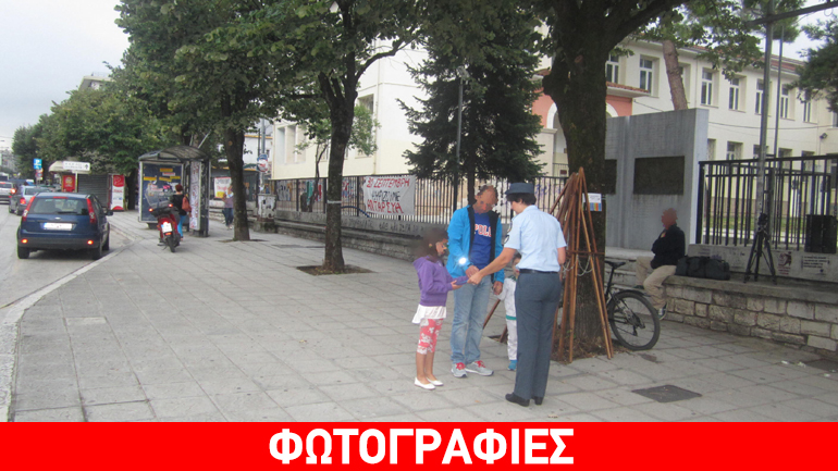 Ενημερωτικά φυλλάδια διένειμαν τροχονόμοι σε γονείς και μαθητές στην Ήπειρο