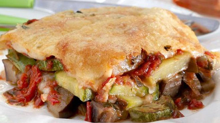 Μπριάμ με κρούστα τυριών