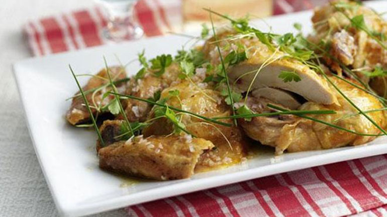 Κοτόπουλο με σως βινεγκρέτ