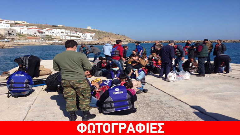 Διάσωση 35 μεταναστών νότια της Κάσου