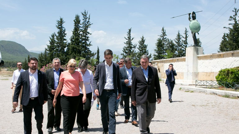 Σε Λαμία και Θερμοπύλες η επίτροπος Κρέτσου