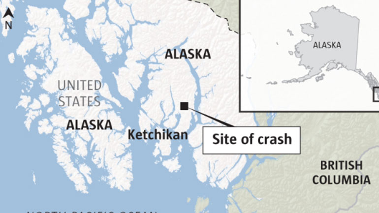 Συντριβή μικρού αεροσκάφους στην Αλάσκα – Εννέα νεκροί