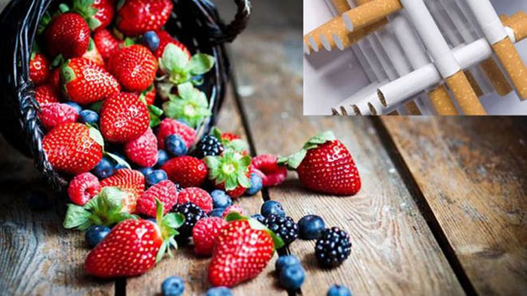 Κόψτε το κάπνισμα με φρούτα και λαχανικά!