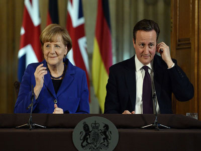 Συνάντηση Μέρκελ – Κάμερον στο Λονδίνο την Τετάρτη