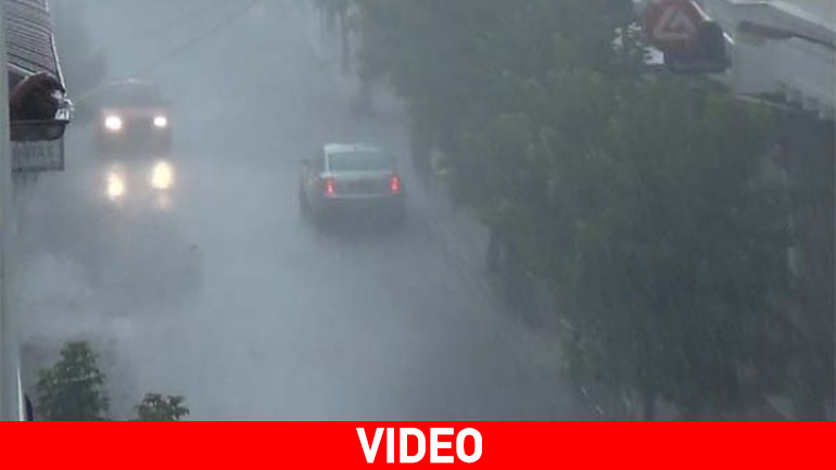 Καλοκαιρινό μπουρίνι στην Κοζάνη