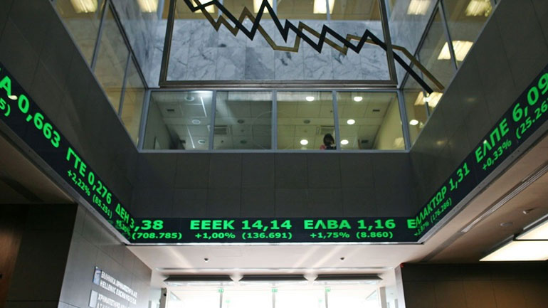 Άνοδος 2,61% στο Χρηματιστήριο Αθηνών