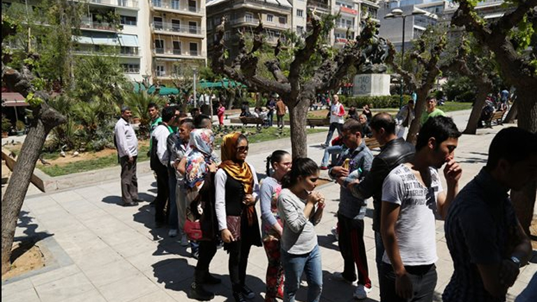Διανομή φαγητού την Τρίτη σε πρόσφυγες από τον Ελληνικό Ερυθρό Σταυρό