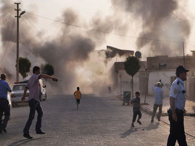 Βομβαρδισμός με επτά νεκρούς και δεκάδες τραυματίες στη Δαμασκό Βομβαρδισμός με επτά νεκρούς και δεκάδες τραυματίες στη Δαμασκό