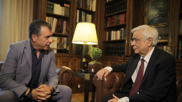 Στο Προεδρικό Μέγαρο το μεσημέρι ο Θεοδωράκης