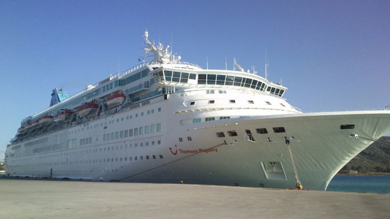 Χανιά: Στο λιμάνι της Σούδας το «Thomson Majesty»