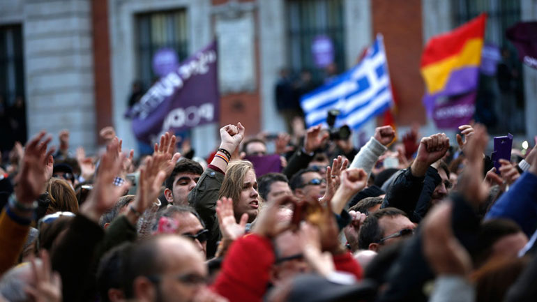 Πορεία συμπαράστασης για την Ελλάδα στο Βερολίνο