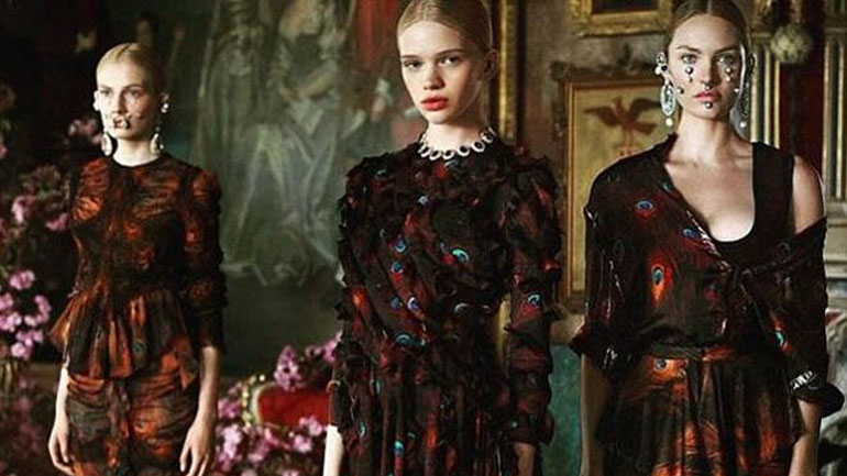 Candice Swanepoel: Η gothic φωτογράφιση για τη νέα καμπάνια της Givenchy