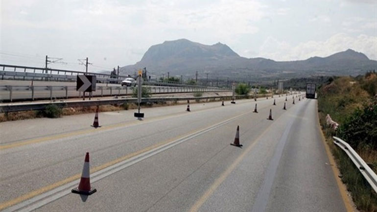 Ολιγόλεπτη διακοπή κυκλοφορίας στην Ε.Ο. Αθηνών-Πατρών την Πέμπτη