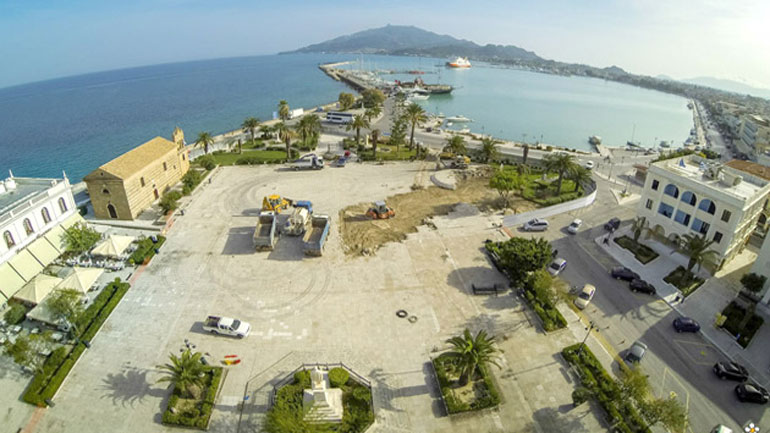Ζάκυνθος: Ξεκινούν εκ νέου οι εργασίες για την πλατεία Σολωμού