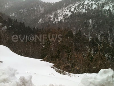Στα λευκά τα ορεινά της Εύβοιας