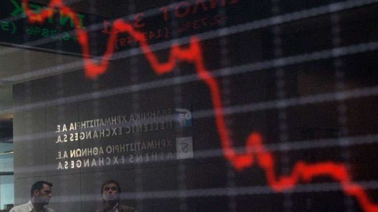 Ισχυρές πιέσεις στο Χρηματιστήριο Αθηνών