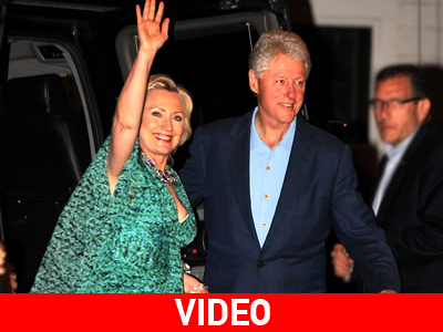 Στιγμές ευτυχίας για τους Clinton