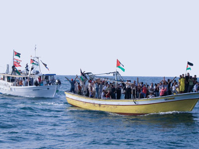 Ευρωπαίοι ακτιβιστές έφυγαν για τη Γάζα