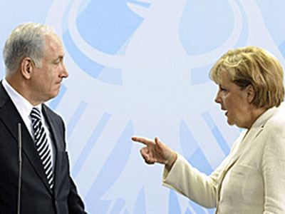 Παραινέσεις Merkel προς Netanyahu για άμεση επίλυση του Παλαιστινιακού