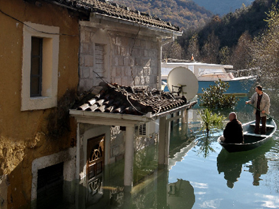 Πλημμύρισε και το Μαυροβούνιο
