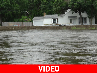 Σφοδρές πλημμύρες πλήττουν τη Βόρεια Ντακότα